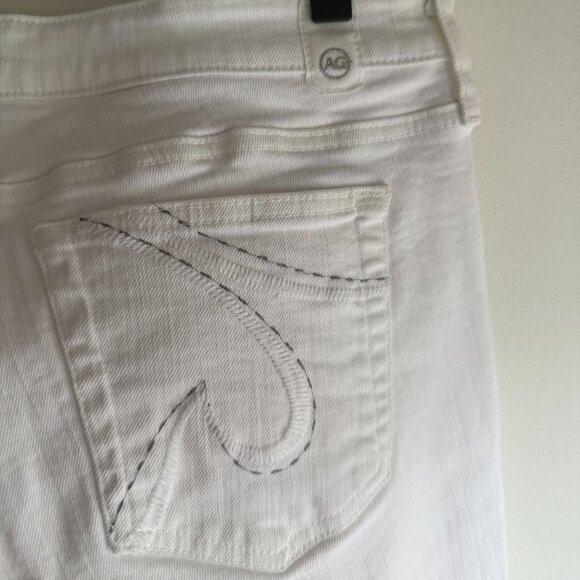AG Adriano Goldschmied • The Club Well Fitted White Jeans Size 32R - Picture 5 of 14